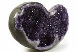 Sparkling Deep-Purple Amethyst Geode - Uruguay #342732-1